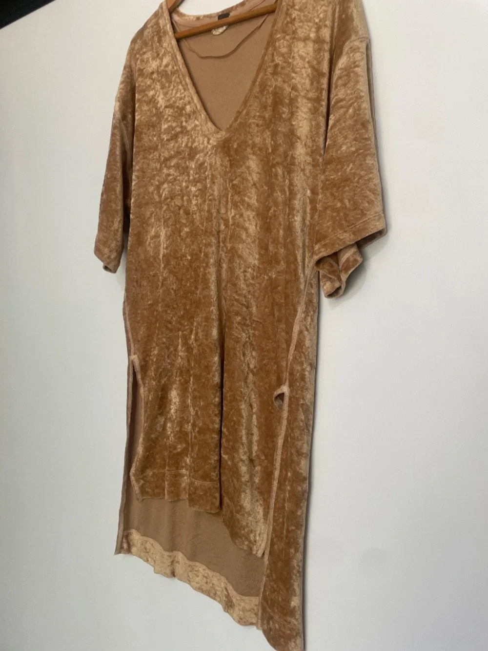 Free People XS Luxe Crushed Velvet Tunic Dress